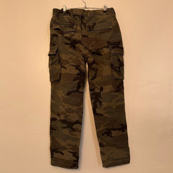 Abercrombie + Fitch Mens Camo Cargo Pants Size 32x32 - Picture 3 of 5